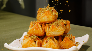 Baklava: A sweet treat with layers. Enjoy each layer!